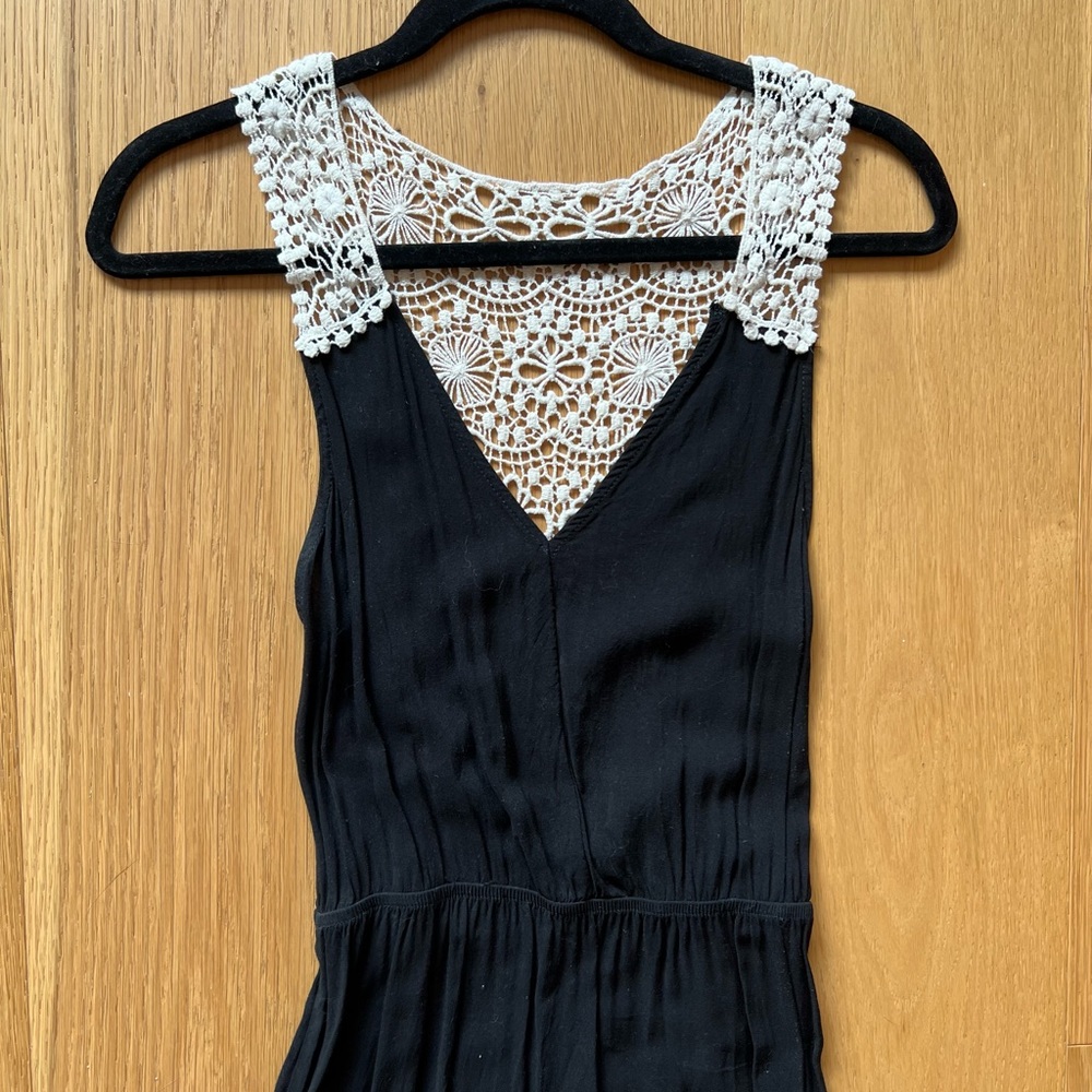 Topshop Maxi dress with crochet back